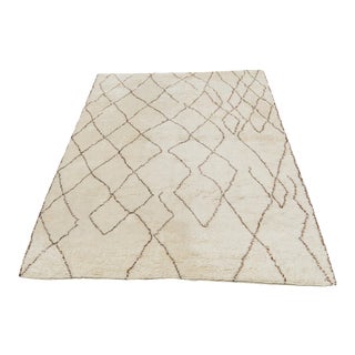 Modern Moroccan Rug - 9'x12' For Sale