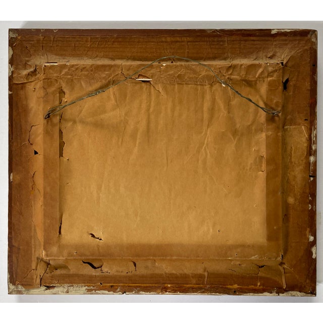 1950’s Framed Impressionist Ink and Watercolors by Manes Lichtenberg - Collection of 3 For Sale - Image 12 of 13