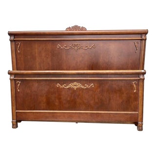 1980s Classic King Size Bed For Sale