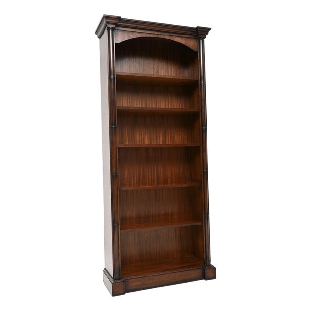 Antique Georgian Style Open Bookcase, 1950s For Sale