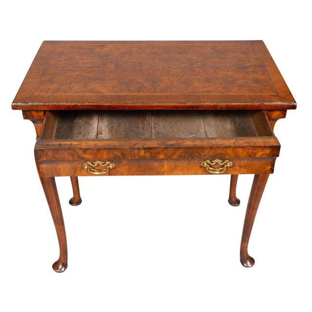 George I Burl Walnut Lowboy For Sale - Image 11 of 12