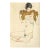 Egon Schiele Lithograph 33 the Virgin 1968 For Sale
