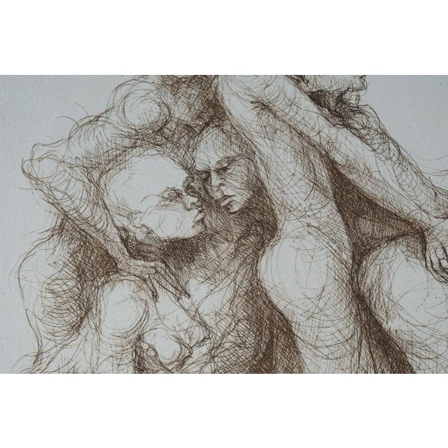 Jacques Deffontaine, Grotesques, Nude, Lithograph For Sale - Image 4 of 8