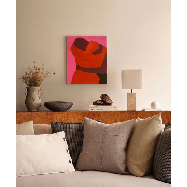 Bodasca, Close to You Orange Version, 2026, Acrylic on Canvas For Sale - Image 9 of 11