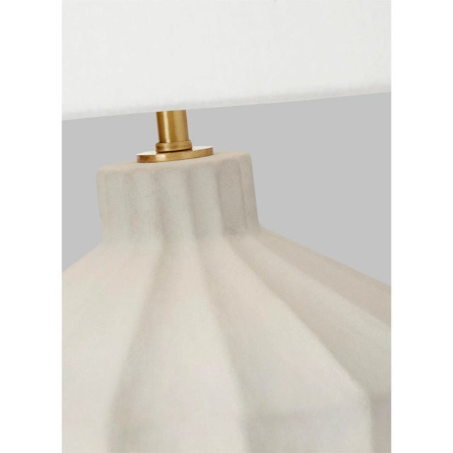 2020s Kelly Wearstler by Visual Comfort Studio Veneto Small Table Lamp, Matte Concrete For Sale - Image 5 of 6