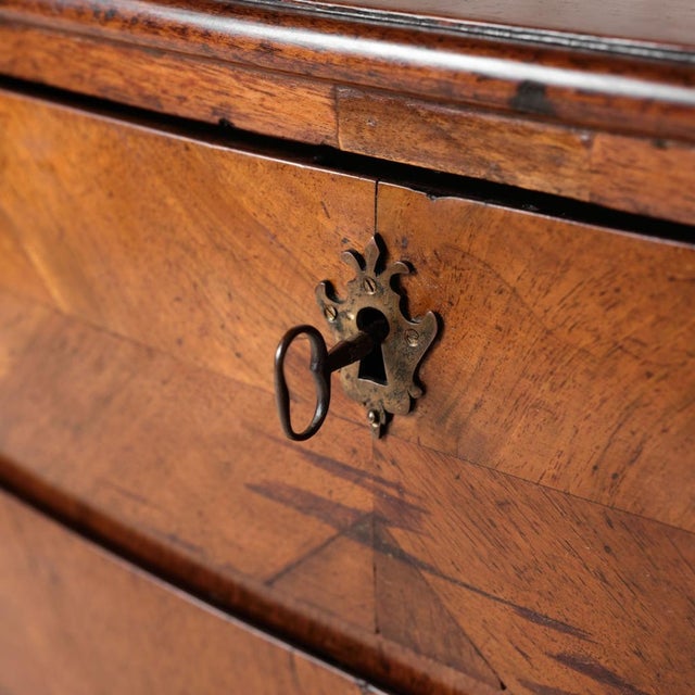 Wood 18th Century French Walnut Chest of Drawers For Sale - Image 7 of 11