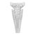 Early 21st Century 14K White Gold 2.0 Cttw Mixed-Cut Diamond Rectangle Invisible-Set Composite Cluster Ring with Bar- and Channel-Set Band - Size 7 For Sale - Image 5 of 7