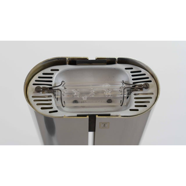 Silver Megaron Terra Floor Lamp in Chrome by Gianfranco Frattini for Artemide, 1990s For Sale - Image 8 of 18