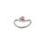 Metal Handmade Pear Shaped Natural Ruby Wave Ring Size 5 in 14k Gold Christmas Gift For Sale - Image 7 of 14