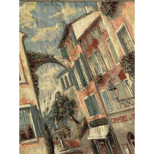 Vintage French Aubusson Jacquard Tapestry For Sale - Image 11 of 18