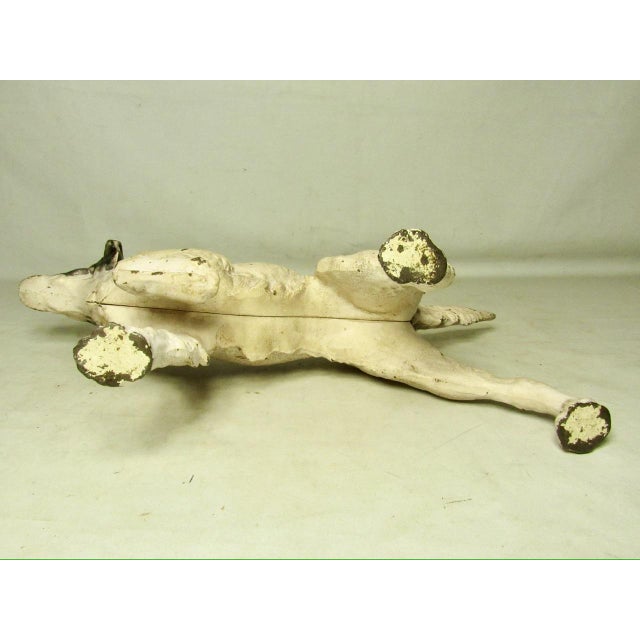 Hubley Manufacturing Company Vintage Hubley Cast Iron English Setter or Pointer Dog Doorstop For Sale - Image 4 of 17