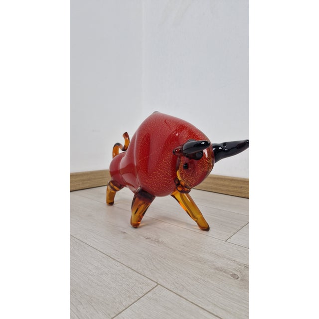 Elio Schiavon, Bull Model, 1980s, Murano Glass For Sale - Image 6 of 18