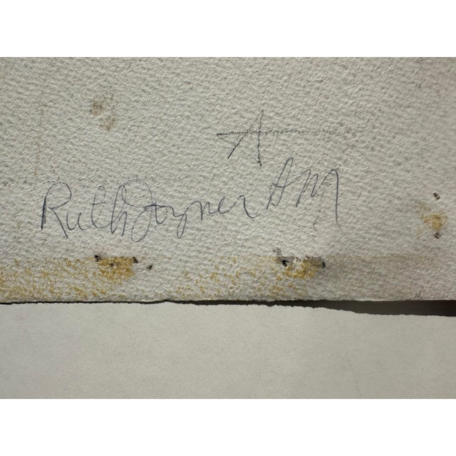 1960s Watercolor Landscape Painting by Ruth Joyner For Sale In Los Angeles - Image 6 of 6