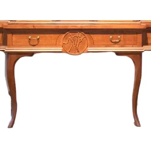 Wood Davide Rocchi Four Door Cherry Wood Breakfront Made in Florence - 85" W X 79" H For Sale - Image 7 of 9
