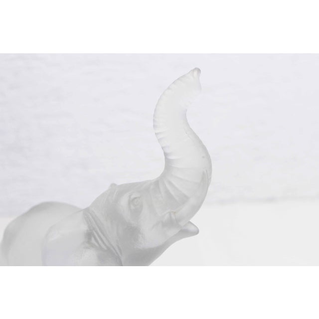 Vintage Glass Elephant, 1970s For Sale - Image 13 of 14