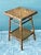 Camel Vintage Split Reed Side Table For Sale - Image 8 of 12