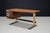 Italian Walnut Desk with Brass Base, Italy, 1950s For Sale - Image 15 of 18