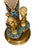 Bronze Late 19th Century French Champlevé Enamel and Gilt Bronze Mounted Glass Vase For Sale - Image 8 of 9