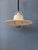 White Mid-Century Modern Pendant Lamp in White & Chrome from Dijkstra For Sale - Image 8 of 12