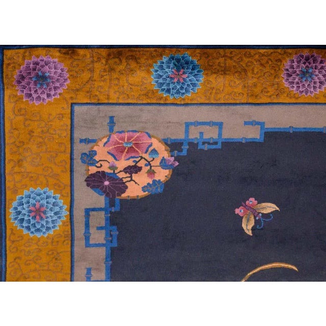 Chinese Art Deco Rug For Sale In Chicago - Image 6 of 11