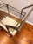 Gray Crate & Barrel Renee Bar Cart For Sale - Image 8 of 13