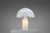 White Table Lamp in Bubble Glass with Rainbow Coloured Details from Doria Leuchten, 1970s For Sale - Image 8 of 18