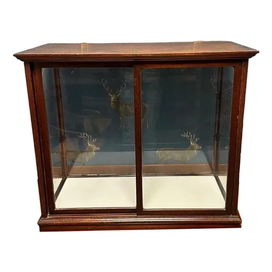 Vintage Display Cabinet in Mahogany For Sale