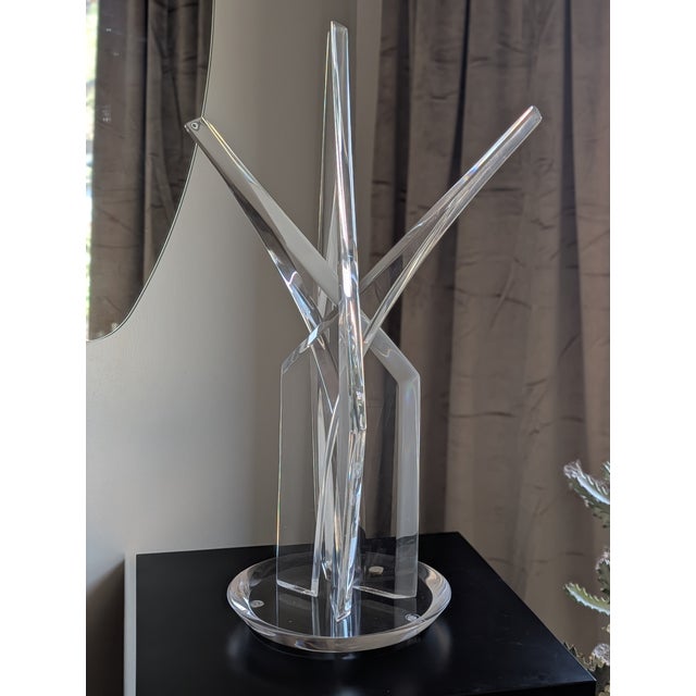 1970s Van Teal Lucite Sculpture For Sale In Dallas - Image 6 of 10
