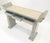 Fine Tessellated Stone Tile Mother of Pearl Rolled Edges 3 Drawers Console Table For Sale - Image 12 of 16
