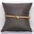2020s Solid 14k Yellow Gold Estate Natural Diamond Tennis Bracelet | Box Clasp Closure For Sale - Image 5 of 8