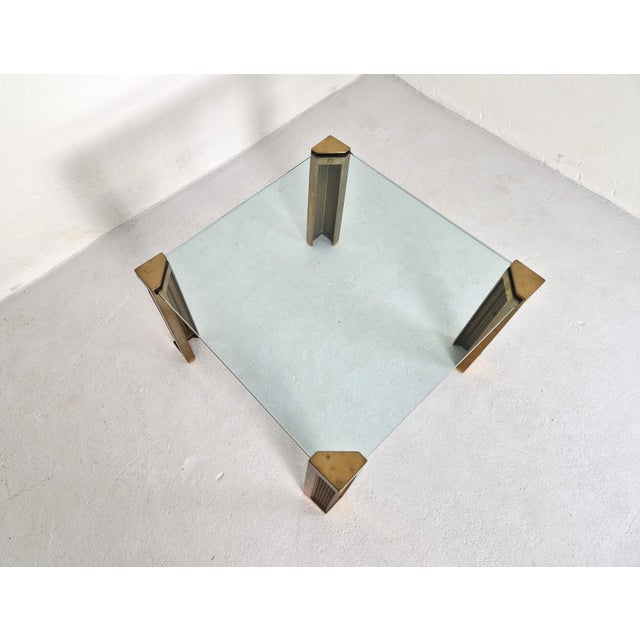 Copper Vintage T14 Side Table by Peter Ghyczy, 1970s For Sale - Image 8 of 11