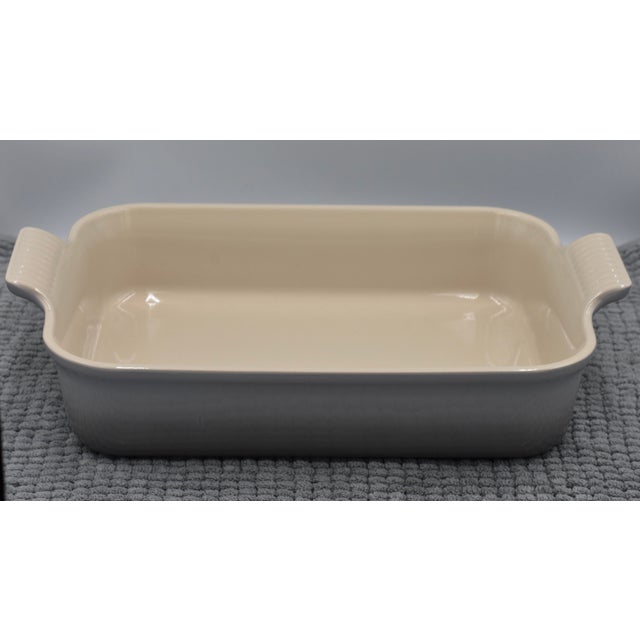 French French Le Creuset Heritage Large Family-Size Baker Rectangular Baking Dish NWT For Sale - Image 3 of 7