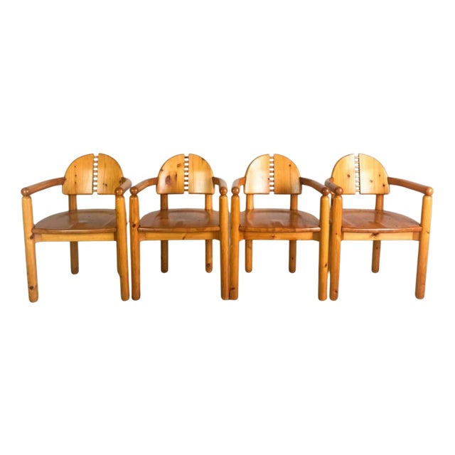 Mid-Century Armchairs by Rainer Daumiller, Set of 4 For Sale