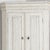 Farmhouse 19th Century Swedish White Painted Pine Corner Cabinet For Sale - Image 3 of 9