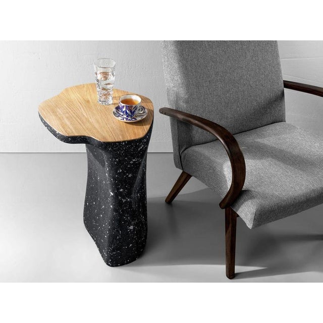 Still form side table by donatas zukauskas. Dimensions: w 40 x l 40 x h 55 cm. Materials: solid oak top, finished with...