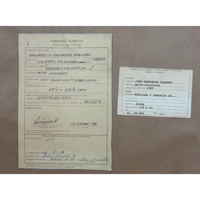 Ivan Patricio Santander Baquero 1988 Mixed Media For Sale In Miami - Image 6 of 11