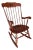 Standard Chair of Gardner Penn State Hershey Maple Windsor Rocking Chair For Sale