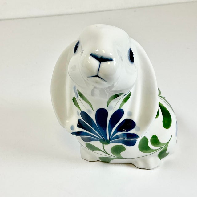 Figurative Late 20th C Vintage Hollywood Regency Boho Chic Dansk Bunny Figurine - Easter For Sale - Image 3 of 18