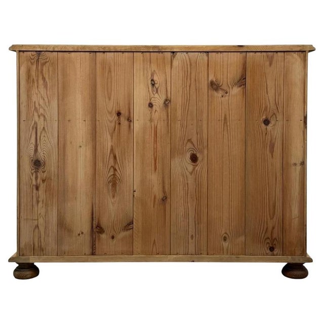 Brown Mid-Century Pine Chest of Drawers For Sale - Image 8 of 12