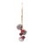 Elevate your holiday decor with the Bell and Pine Cone Drop Ornament Set. Crafted with rustic charm, these 14-inch...