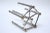 Mid 20th Century Faux-Bamboo Chrome Six-Candle Holder For Sale - Image 5 of 10