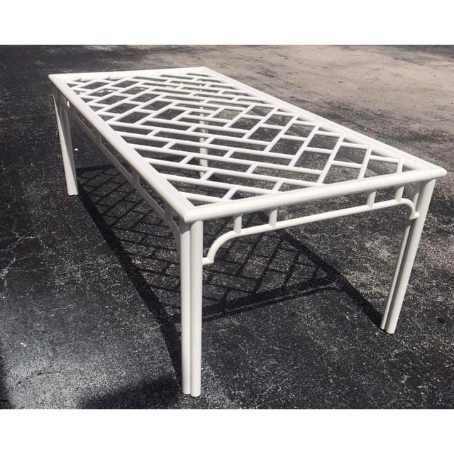 Vintage Palm Beach Chinese Chippendale Style Large Dining Table For Sale - Image 10 of 10