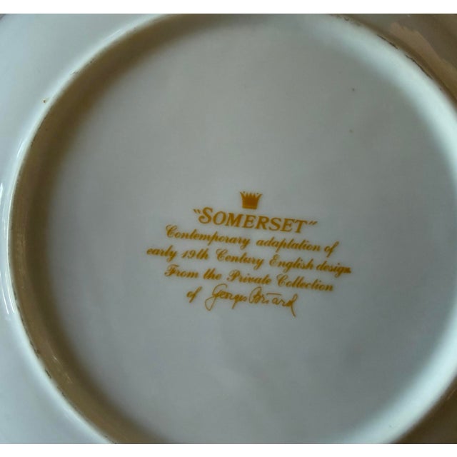 Yellow Set of 4 Vintage Somerset Pattern Bowls by Georges Briard For Sale - Image 8 of 9