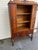Early 20th Century Jacobean Revival Style Walnut Display China Cabinet For Sale - Image 9 of 14