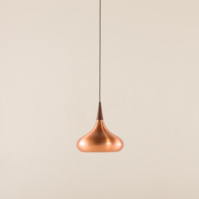 World famous Orient Lamp, designed by Jo Hammerborg in the 60s and manufactured by Fog & Mørup. It's made out of copper...