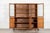 Circa 1920 large english oak glazed bookcase together w185 x d52.5 x h198 cm base w183.5 x d52.5 x h89.5 cm base internal...