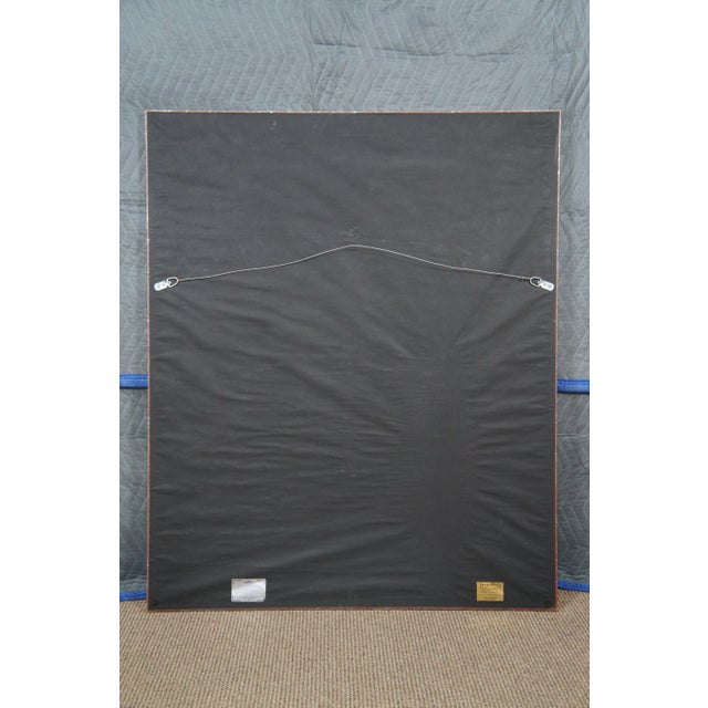 1970s 1977 Wayland Moore Americas Champion Sailboat Serigraph, Framed For Sale - Image 5 of 13