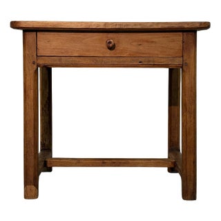 19th Century Low Walnut Cross Table For Sale
