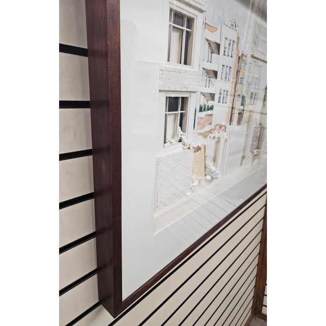 Modern Guenther Riess (Austrian 1945-2015), Under Construction: View of Washington, DC For Sale - Image 3 of 11