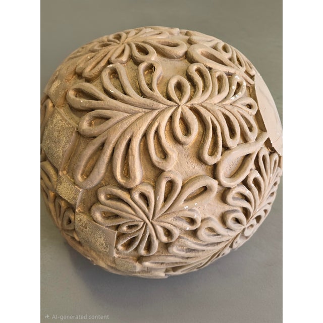 Ornamental & Decorative Materials Vintage Colossal Department Store 2 Ft Gold Ornament Window Display For Sale - Image 7 of 12